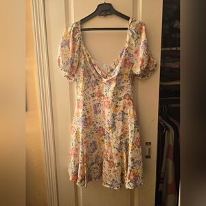 Holly Molly dress sz 8 nwt floral pink and purple